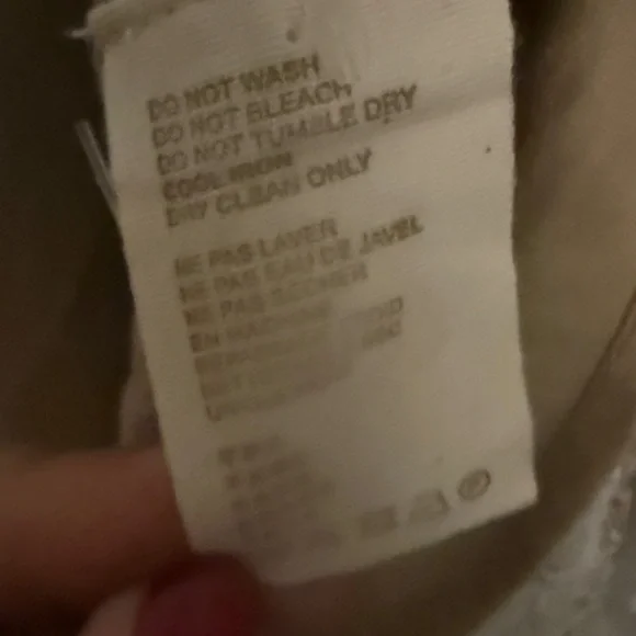 Anthropologie Beige Floral Mini Dress - Picture 4 of 4